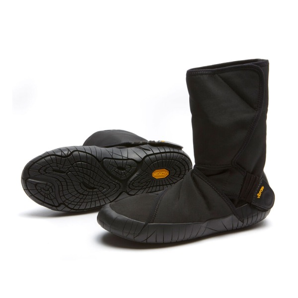 Panske Cizmy Vibram Slovensko - Furoshiki New Yorker Mid Čierne | 1240HODVI